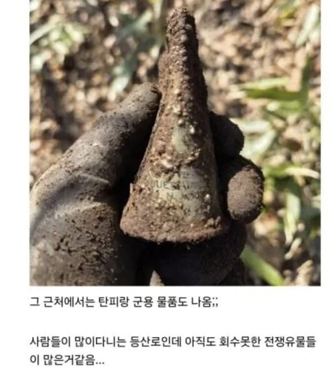 등산하다 군용품 발견함 | 인스티즈