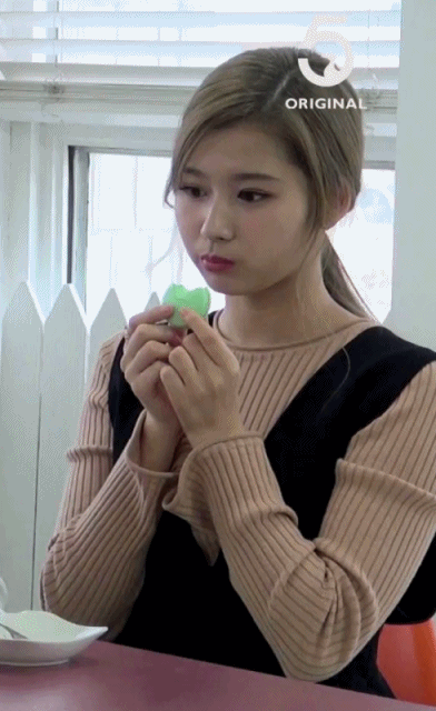 [트와이스] 데뷔초 볼에 식량저장하던 시절 사나.jpgif | 인스티즈