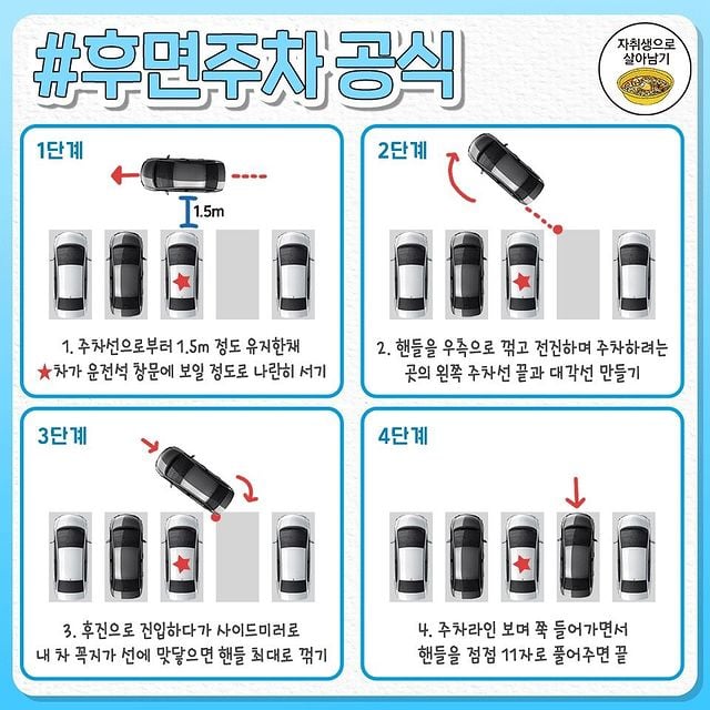 초보운전도 무조건 외우면 되는 주차공식.jpg | 인스티즈
