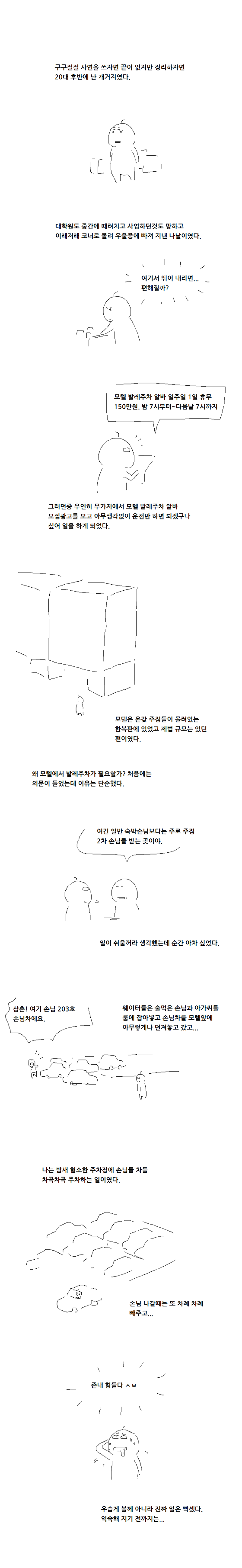 모텔에서 알바한 썰만화 | 인스티즈
