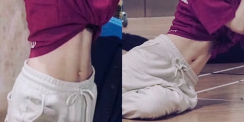 태연 복근 전/후.jpg | 인스티즈