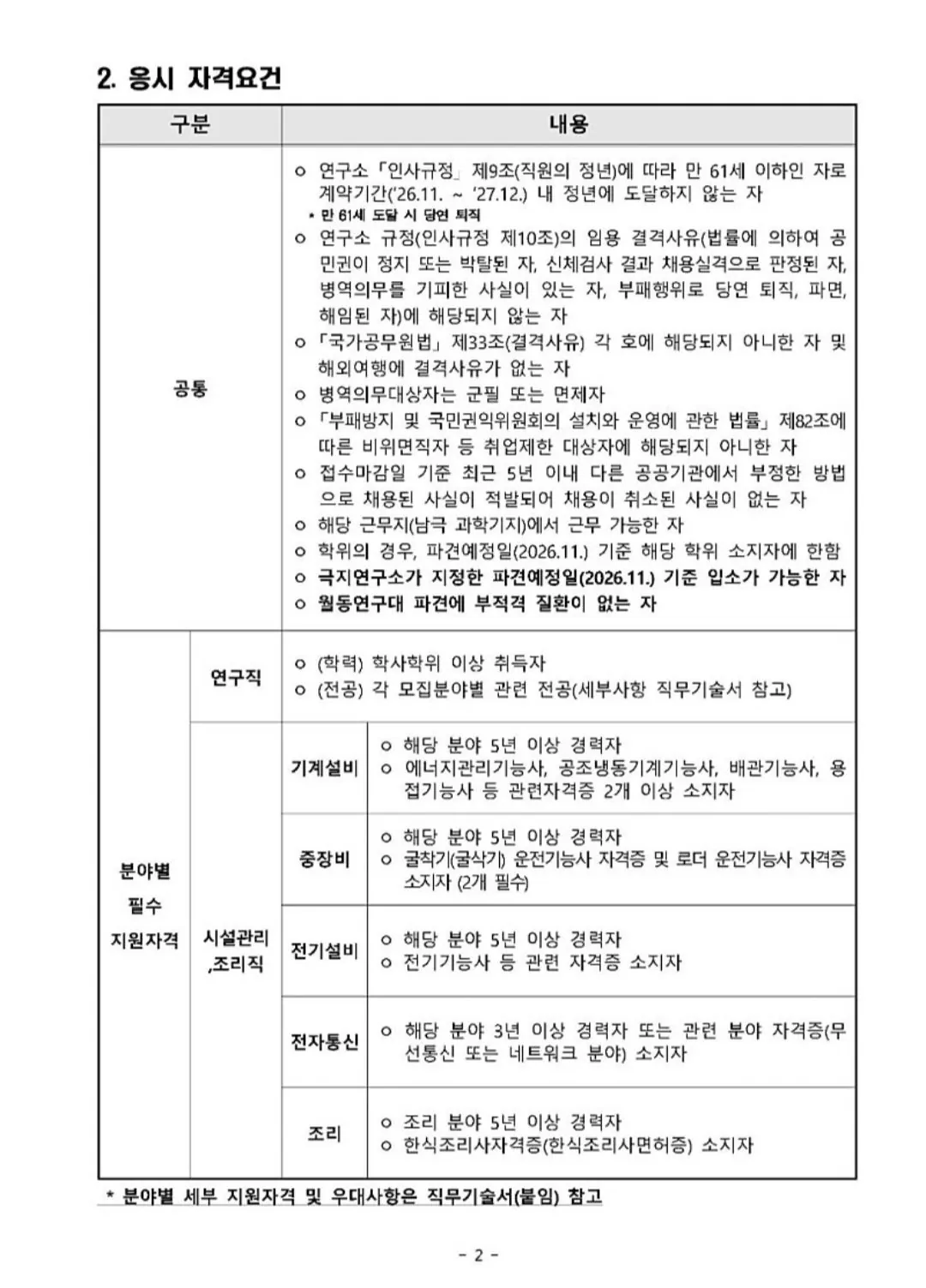 2026년 남극과학기지 대원 모집 공고 | 인스티즈