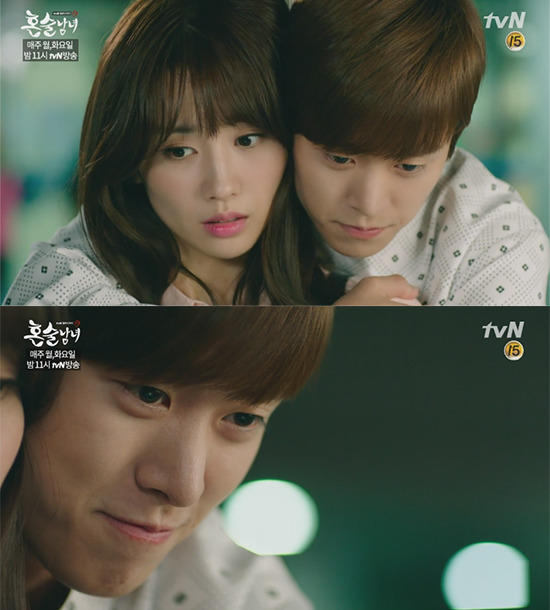 [혼술남녀] 박력넘치는 연하남의 백허그씬 촬영의 현실.jpg | 인스티즈