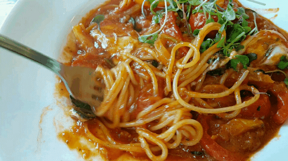 고소하고 맛있는 파스타 움짤 gif | 인스티즈