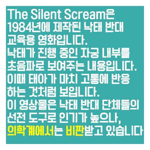 어릴적부터 여자들에게 세뇌시키듯 보여준 낙태비디오의 진실 | 인스티즈