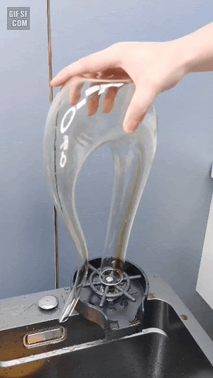 유리잔을 쉽게 씻을수있는 주방 악세사리 | 인스티즈