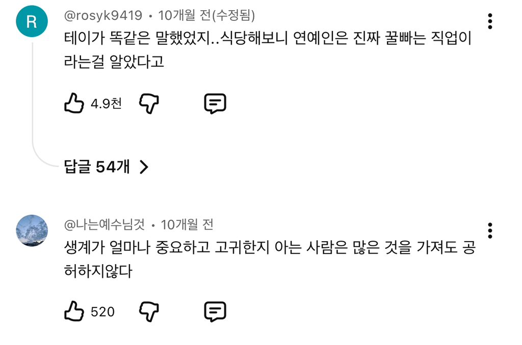 착각하지마 연예인들아 이게 진짜 힘든거야 | 인스티즈