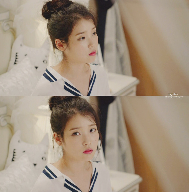 아이유 앞머리 유무.jpgif | 인스티즈