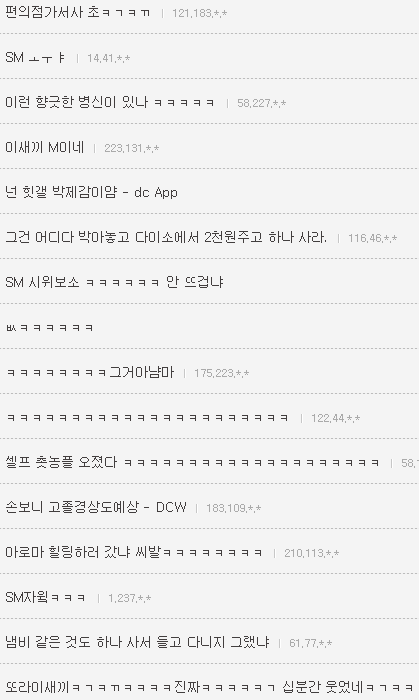 시위 주갤러 SM촛농 플레이.. | 인스티즈