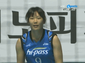 아직도 깨지지 않는 여배 올스타 스파이크 서브 퀸 기록.gif | 인스티즈