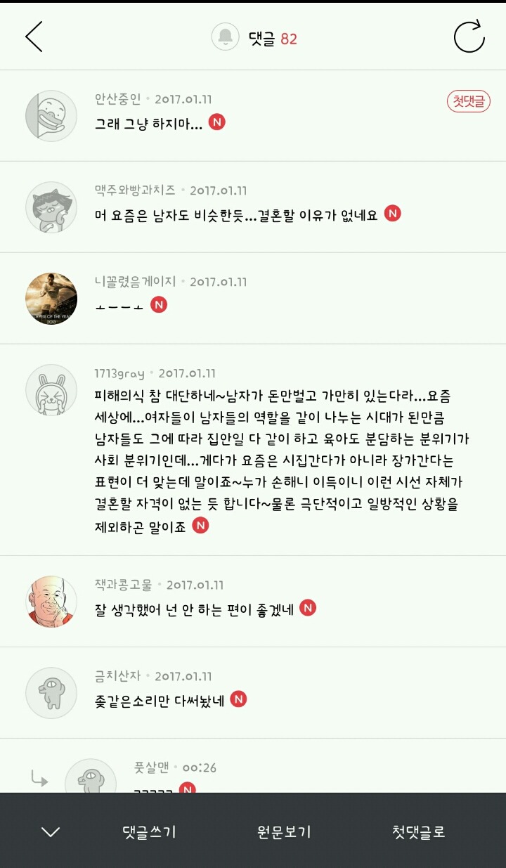 결혼은 여자에게 손해라는 글을 본 한국 남자들 반응.jpg | 인스티즈