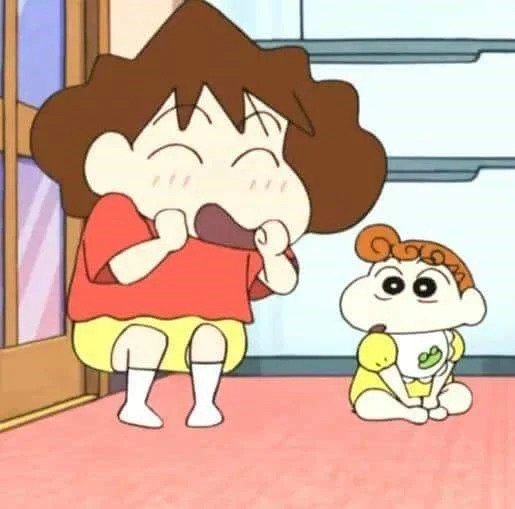 짱구 극장판에서 어려진 신형만 - 봉미선 부부.gif | 인스티즈