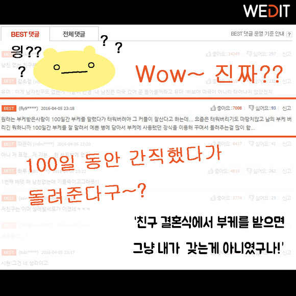 부케 받는 사람들이 봐두면 좋은 정보! | 인스티즈