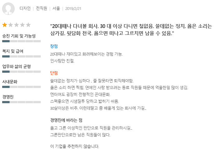 연예 소속사들 잡플래닛 후기.jpg (SM, YG, JYP, 플레디스, 빅히트, DSP) | 인스티즈