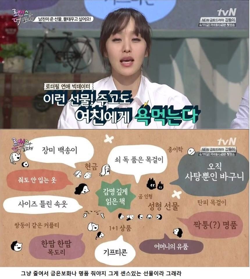 불태우고 싶은 남친 선물 | 인스티즈