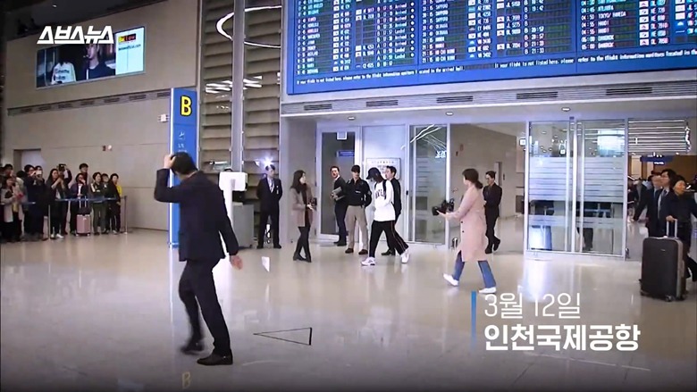 정준영 귀국짤 어떻게 찍었는지 직접 들어봄 | 인스티즈