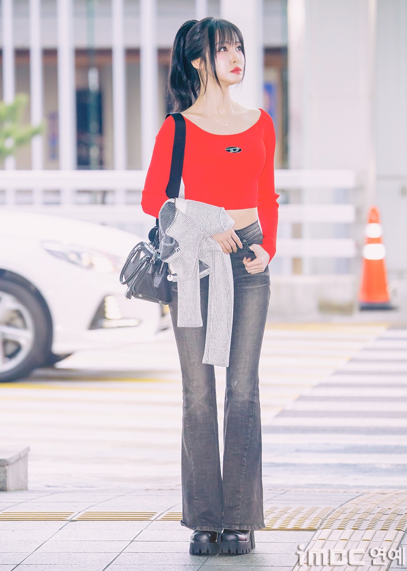 오늘자 유주 출국사진 | 인스티즈