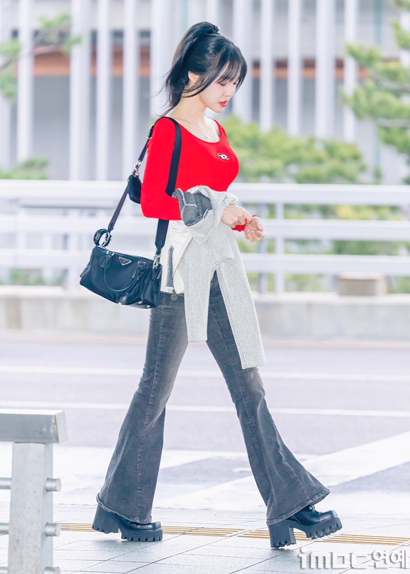 오늘자 유주 출국사진 | 인스티즈