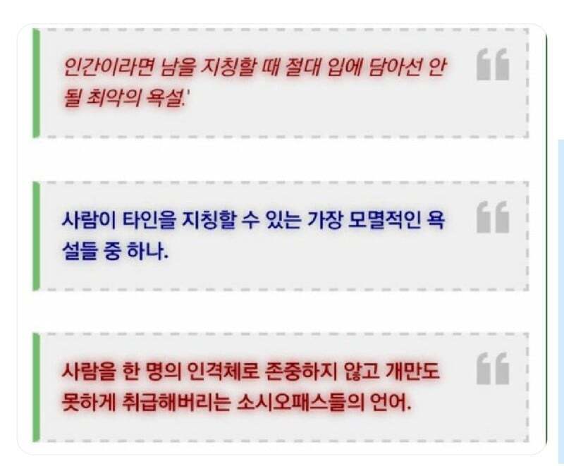 무려 6나무위키 2026년 대한민국 젠더 논란 사건 사고9에 박제된 중년 ㄴㅁㅅ 강유미 영상 | 인스티즈