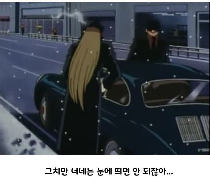 몰래 다녀야 한다는 코난 검은조직 멤버들의 자동차.jpg | 인스티즈