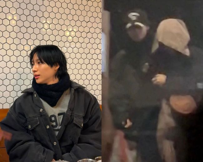 샤이니 태민, 노제와 백허그·팔짱 데이트 사진 포착..소속사 "확인 중” | 인스티즈