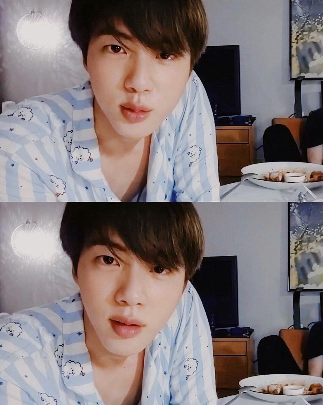 방탄소년단 진 메이크업 단계별 외모 변화 | 인스티즈
