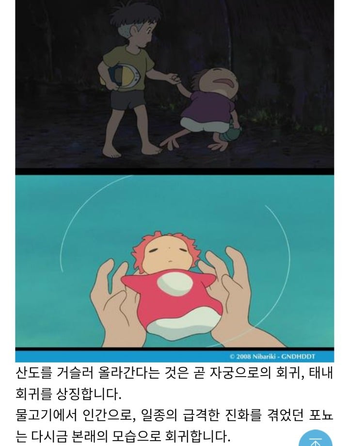 이승과 저승의 세계를 보여준 벼랑 위의 포뇨 해석 | 인스티즈