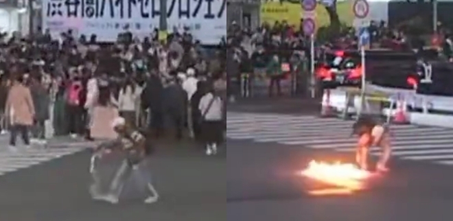 최근 발생한 일본 '시부야 교차로 방화범'曰 "일본의 현상황을 알리고 싶었다" 진술 | 인스티즈
