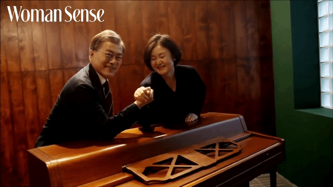 결혼장려하는 문재인 대통령과 김정숙 여사 (feat. 스윗한 눈빛) | 인스티즈