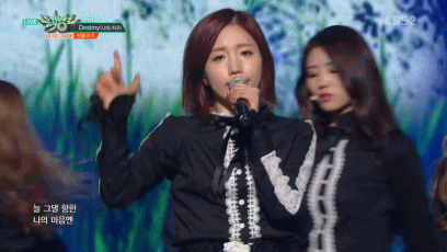 160520 뮤직뱅크 러블리즈 - Destiny.gif | 인스티즈