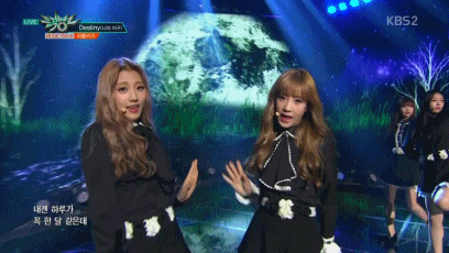 160520 뮤직뱅크 러블리즈 - Destiny.gif | 인스티즈