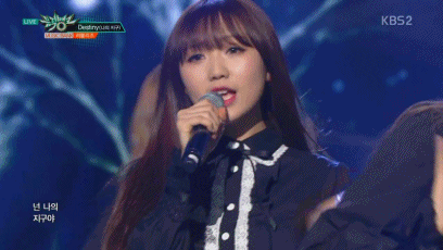 160520 뮤직뱅크 러블리즈 - Destiny.gif | 인스티즈