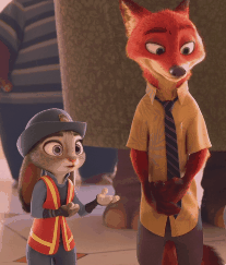 [주디X닉본격연애스토리] 멍청한 토끼와 교활한 여우의 잘못된 만남.gif -1화- | 인스티즈