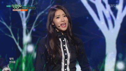 160520 뮤직뱅크 러블리즈 - Destiny.gif | 인스티즈