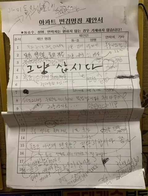우리나라 사람들 개재밌는것 같은 아파트 밈 | 인스티즈