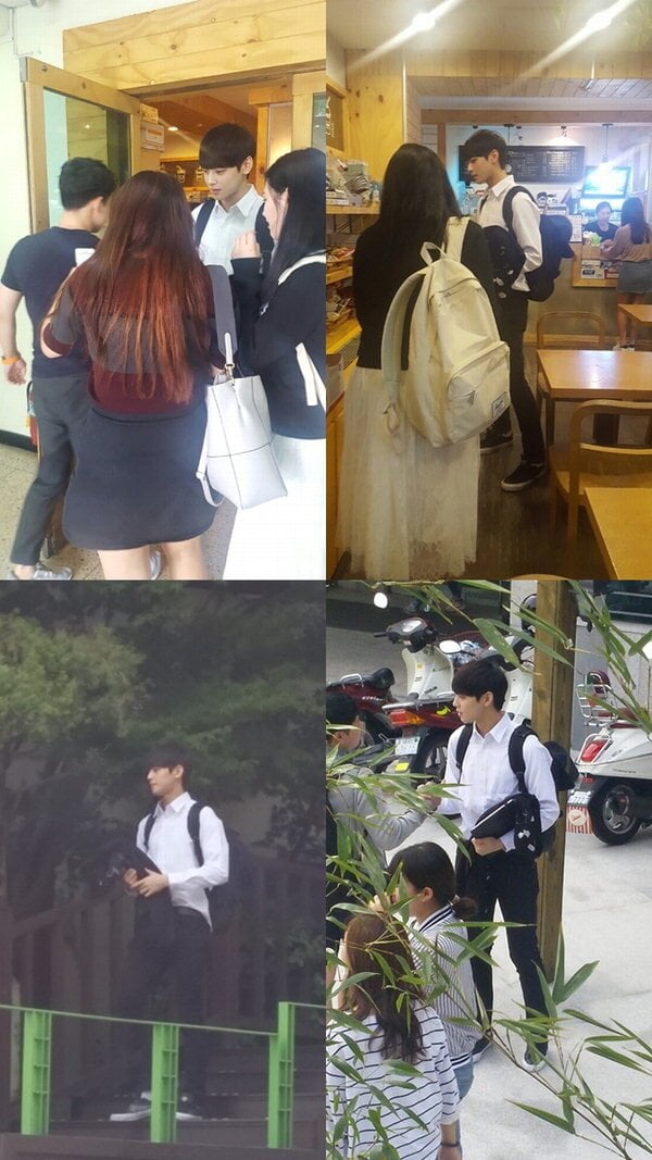 차은우 대학교 시절이라고 알려진 사진들 | 인스티즈