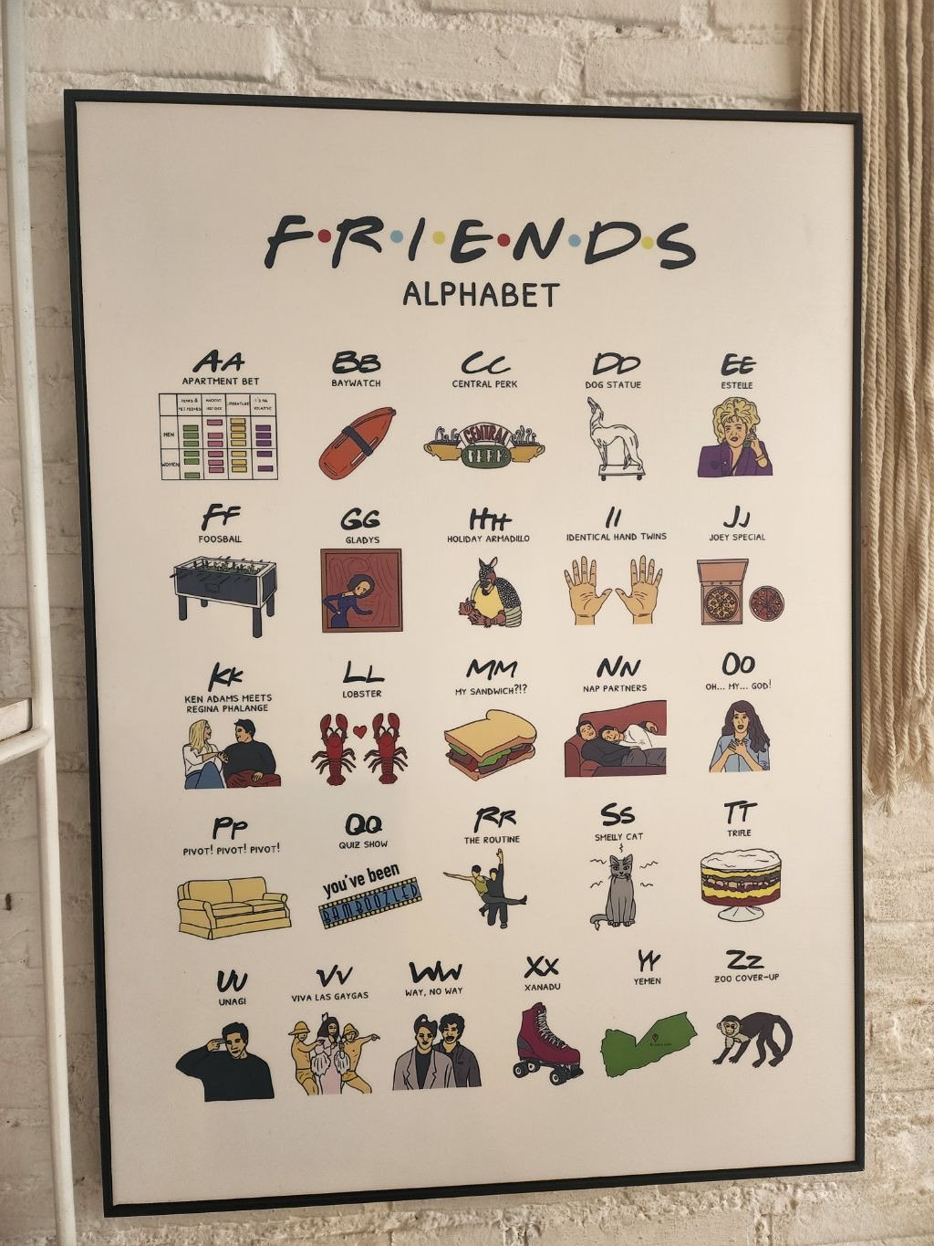 프렌즈 덕후들을 위한 알파벳 | 인스티즈