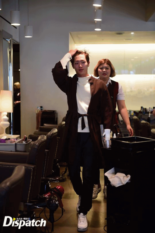 서강준 미용실에서 메이크업 전 vs 후.JPG | 인스티즈