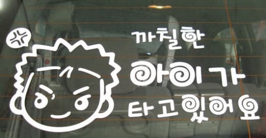 센스도 없고 보고 있으면 짜증나는 차량 스티커.jpg | 인스티즈