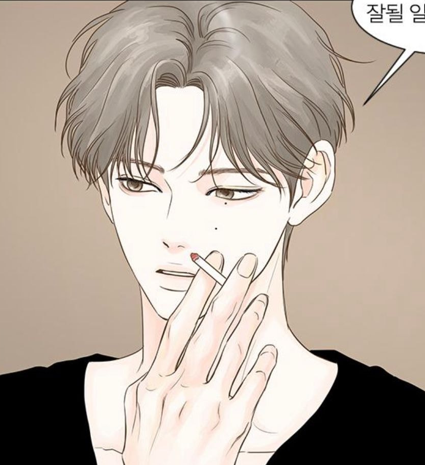 최근 비엘 웹툰 캐릭터가 피는 담배.............jpg | 인스티즈