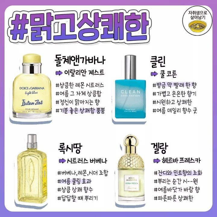 향기 종류별 여름 향수.jpg | 인스티즈
