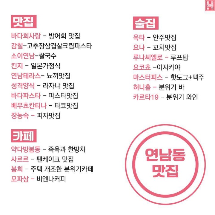홍대 맛집 총 정리 | 인스티즈