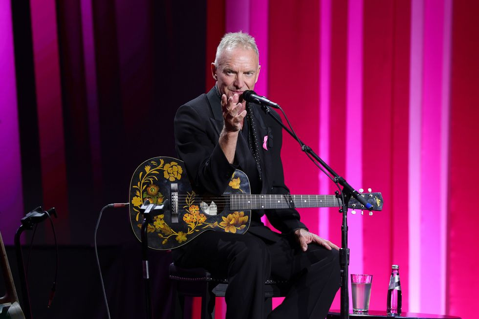 2025년 5월 뉴욕에서 열린 유방암 행사에서 스팅의 헌사 | 인스티즈