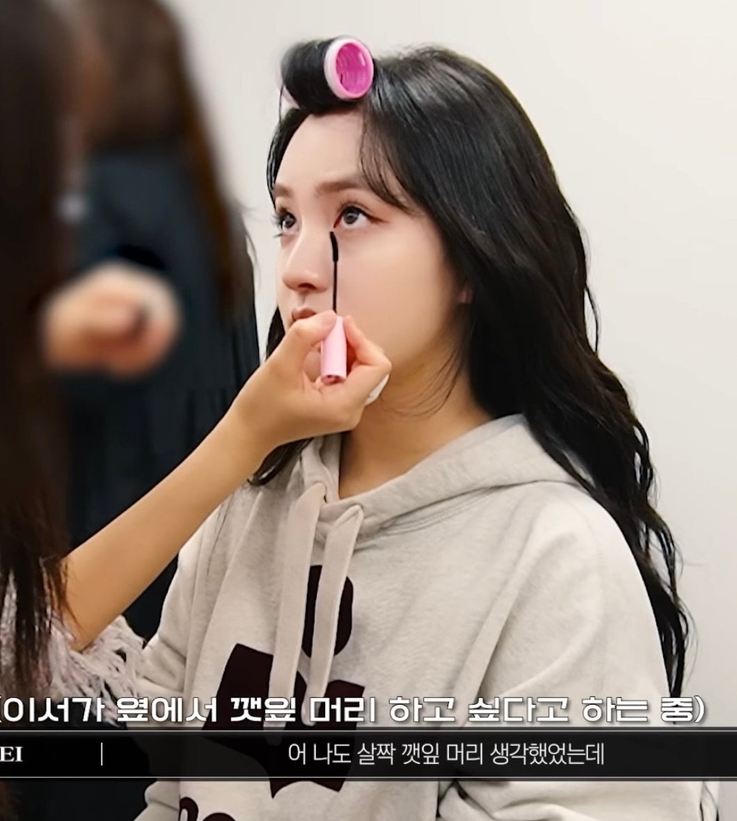 오늘자 앞머리 깐거 공개하고 반응 엄청좋은 아이브 리즈.jpg | 인스티즈