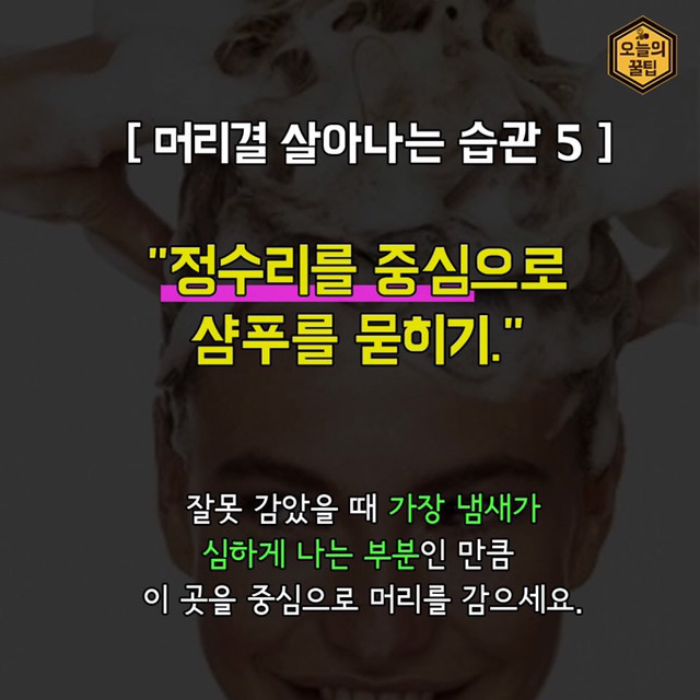 머릿결 좋아지는 습관 | 인스티즈