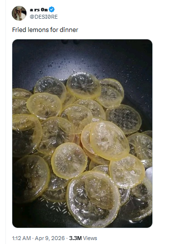 저녁으로 튀긴 레몬 | 인스티즈