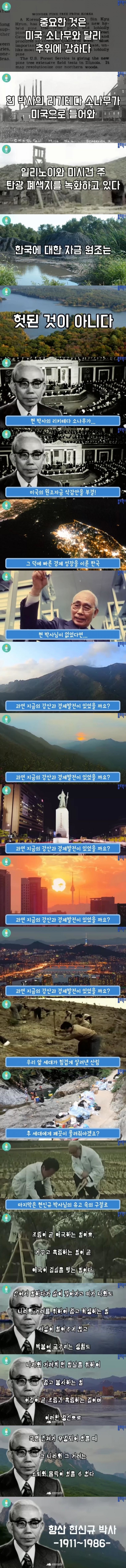 대한민국 산림에 나무가 있는 이유 | 인스티즈