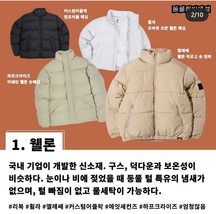 고통없는 겨울 옷 소재 알려드림!! | 인스티즈