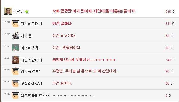 아내의 무서운 한마디 | 인스티즈
