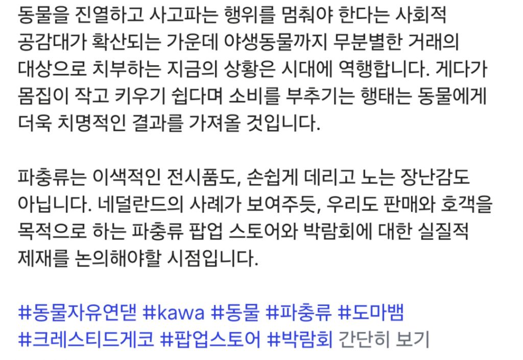 키우기 쉽다고? 얘 하나 주세요./파충류 소비도 하지말자 | 인스티즈
